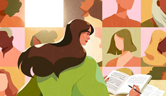 Diana Kapp writes articles and books that elevate women and show young girls pathways to success. | Illustration by Kim Salt